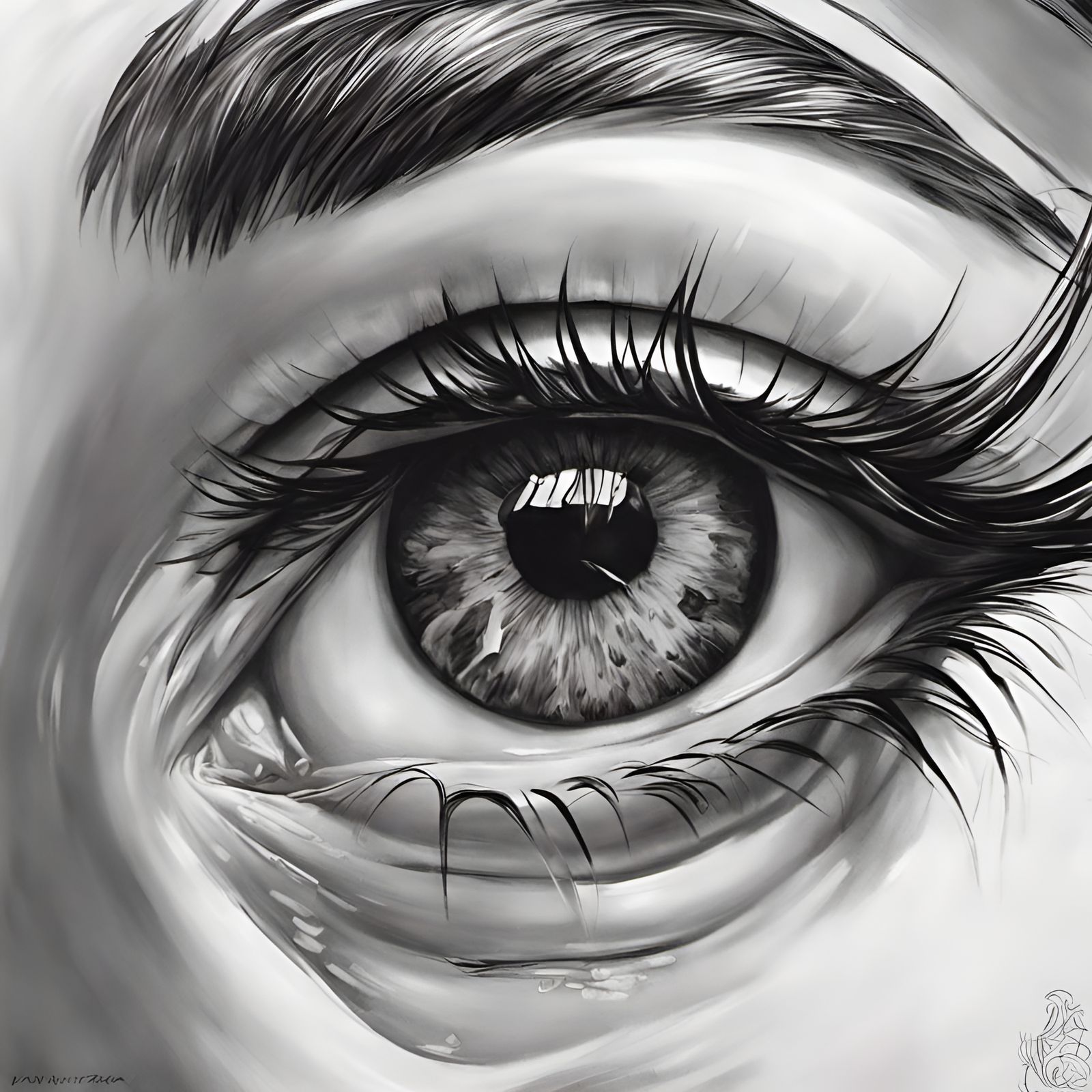 Macro Pin-Up Girl with Vanilla Oil Aesthetic