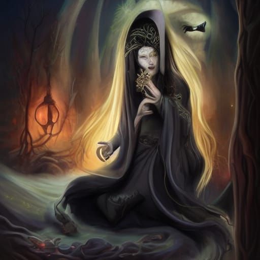 Dark Nature Art: Hermetic Secrets and Glinting Dew