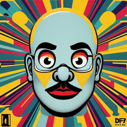 Mr. Potato Head in Geometric Pop Art