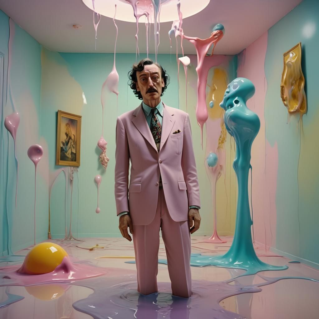 Posthuman Bending Reality in Surrealist Digital Art