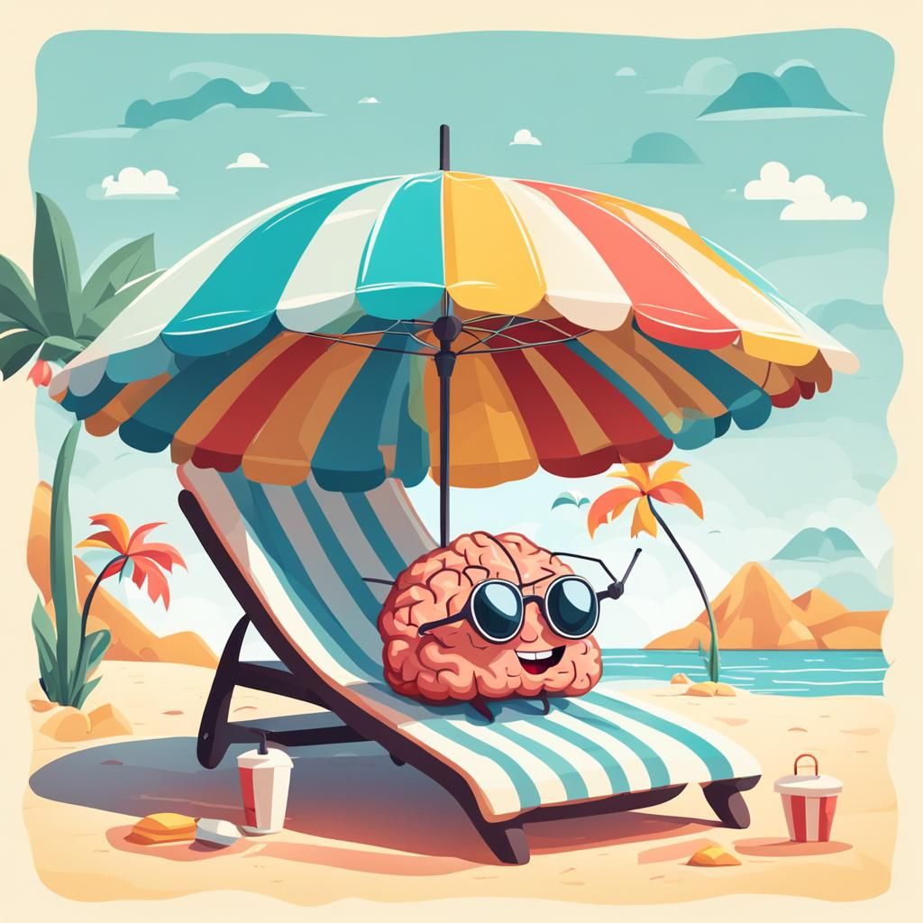 Brain on Vacation: Lounging in the Sun