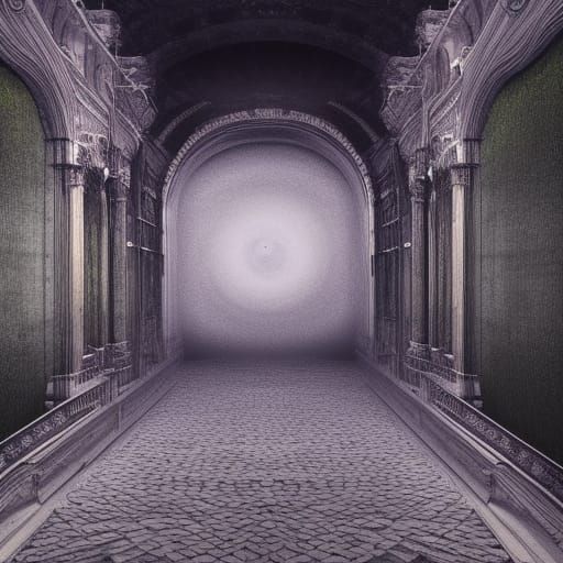 Detailed Liminal Spaces in Deep Color