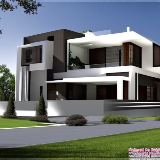Modern Two-Story Home Exterior Design