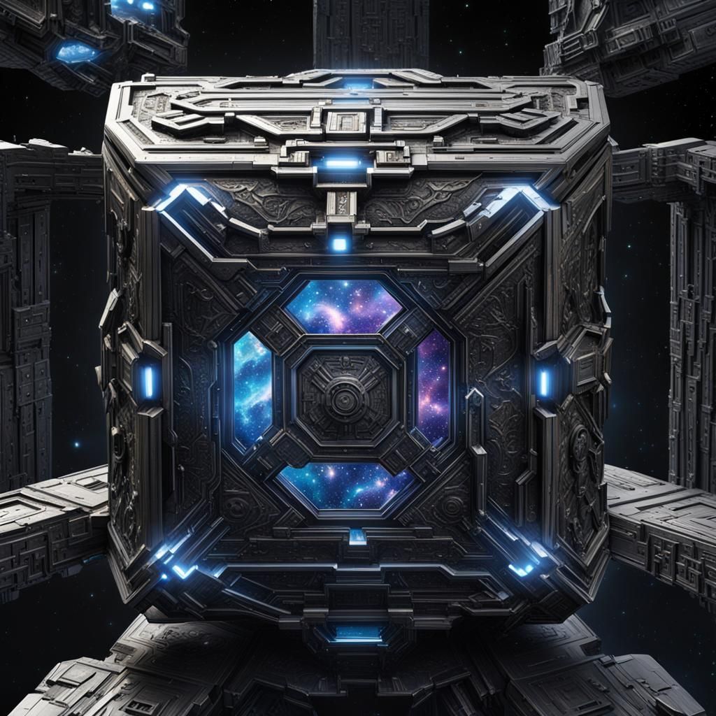 Transformers' Black Cube: Dark Fantasy Concept Art