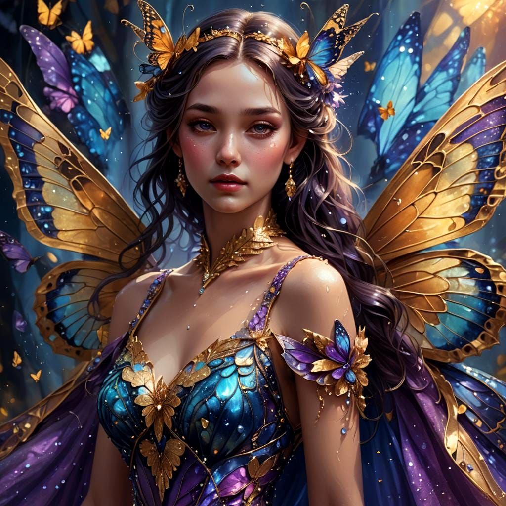 Butterfly Gown: Fantastical Concept Art in Deep Color