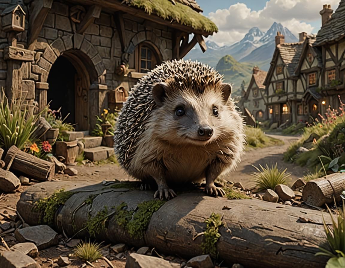 Willy the Hedgehog and Larry the Horse