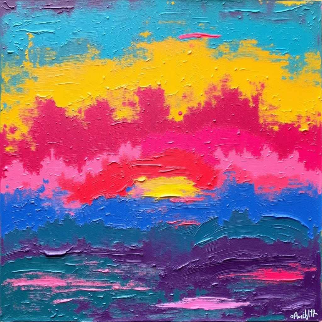 Impressionist Oil Paints with Smear and Jitter Effects