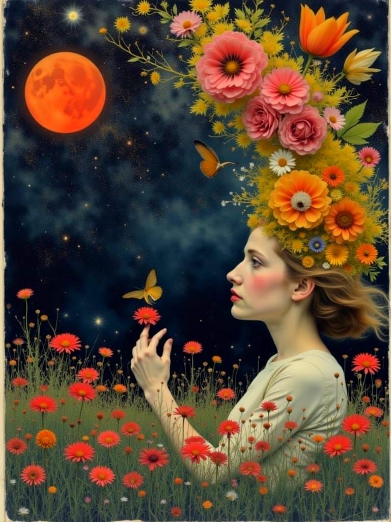 Alice in Wonderland Baroque Fantasy Art