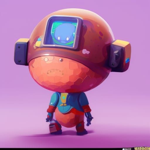 Cute Chibi Tamagotchi Girl in Unreal Engine