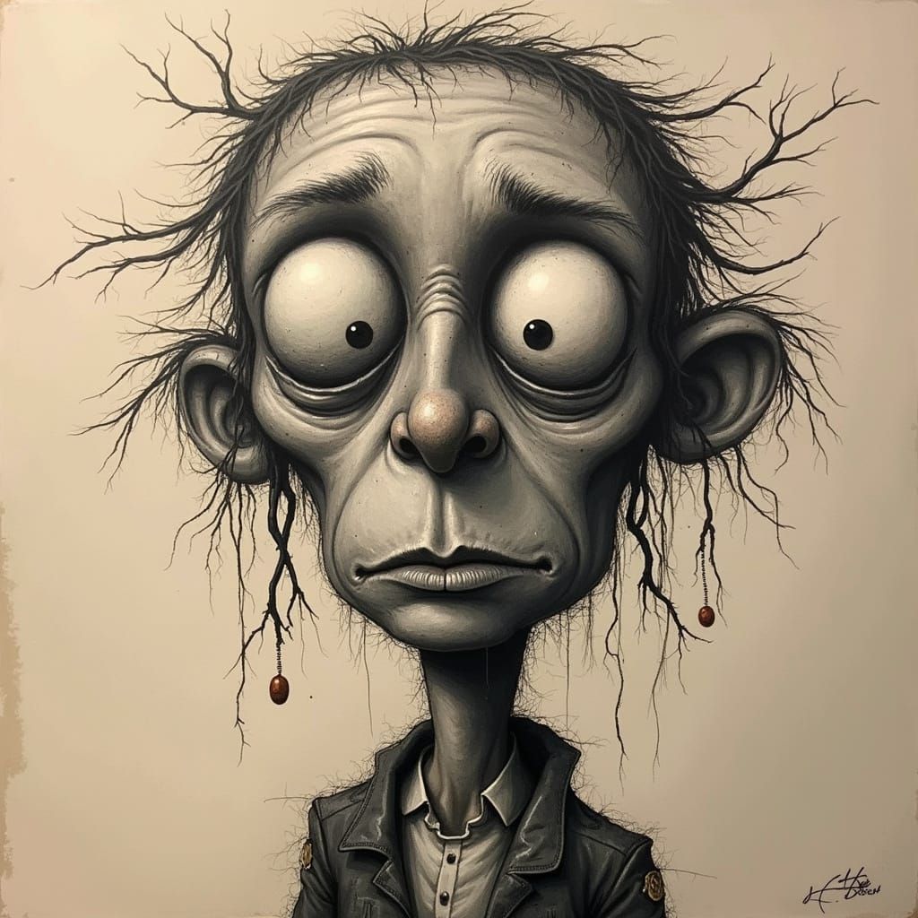 Ugly Abstraction in Dark Colors