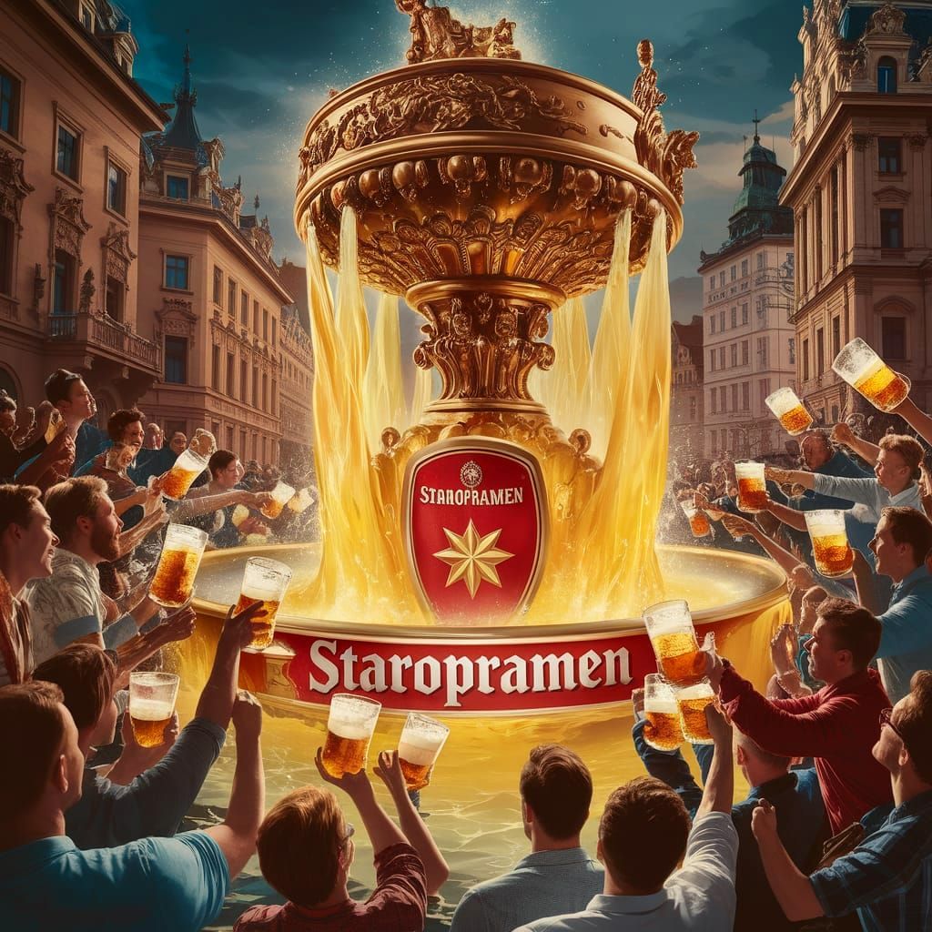 For the lover of Czech beer the fountain Prague really needs built !