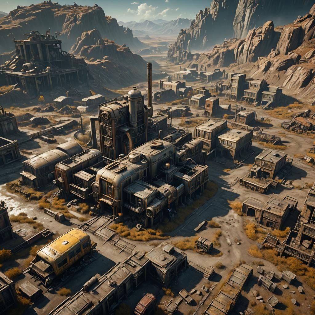 Detailed Matte Painting in Deep Color