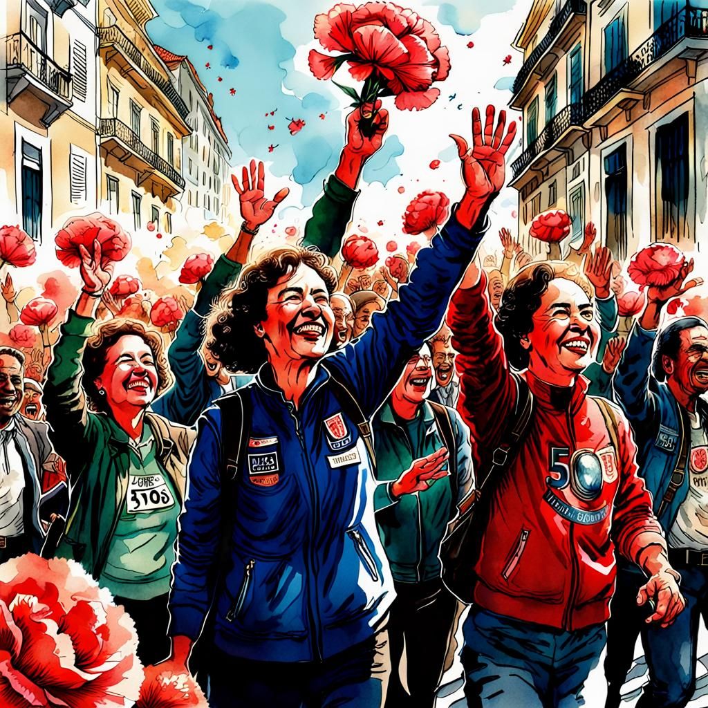 High Fives: Lisbon 50th Anniversary Celebration "Carnation R...