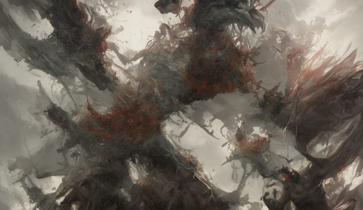 Sinister Pharmaceutical Drugs Art Inspired by Rutkowski