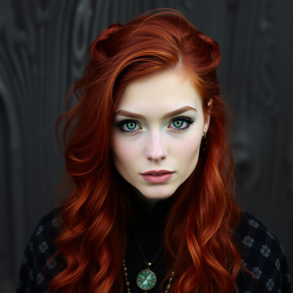 Fiery Redhead Mystic Goddess