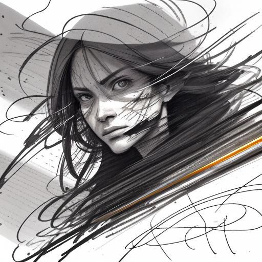 Expressionist Sketch: Capturing Movement with Pencil