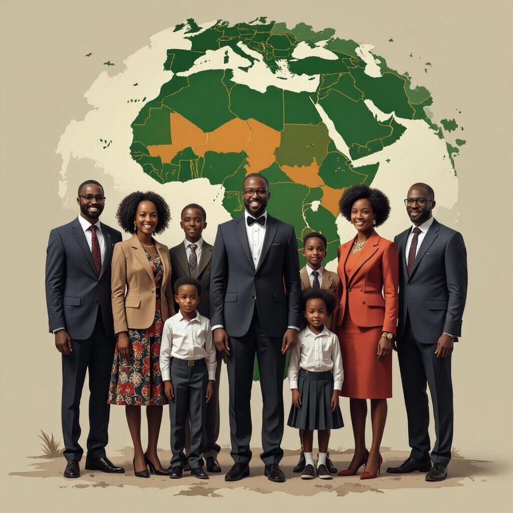 Black Professionals and Children as Global Leaders