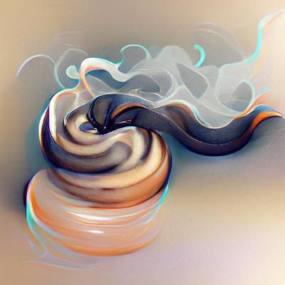 Ethereal Smoke Swirl: A Mesmerizing Abstract