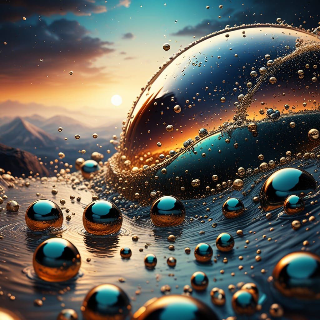 Fantasy Champagne Celebration Art