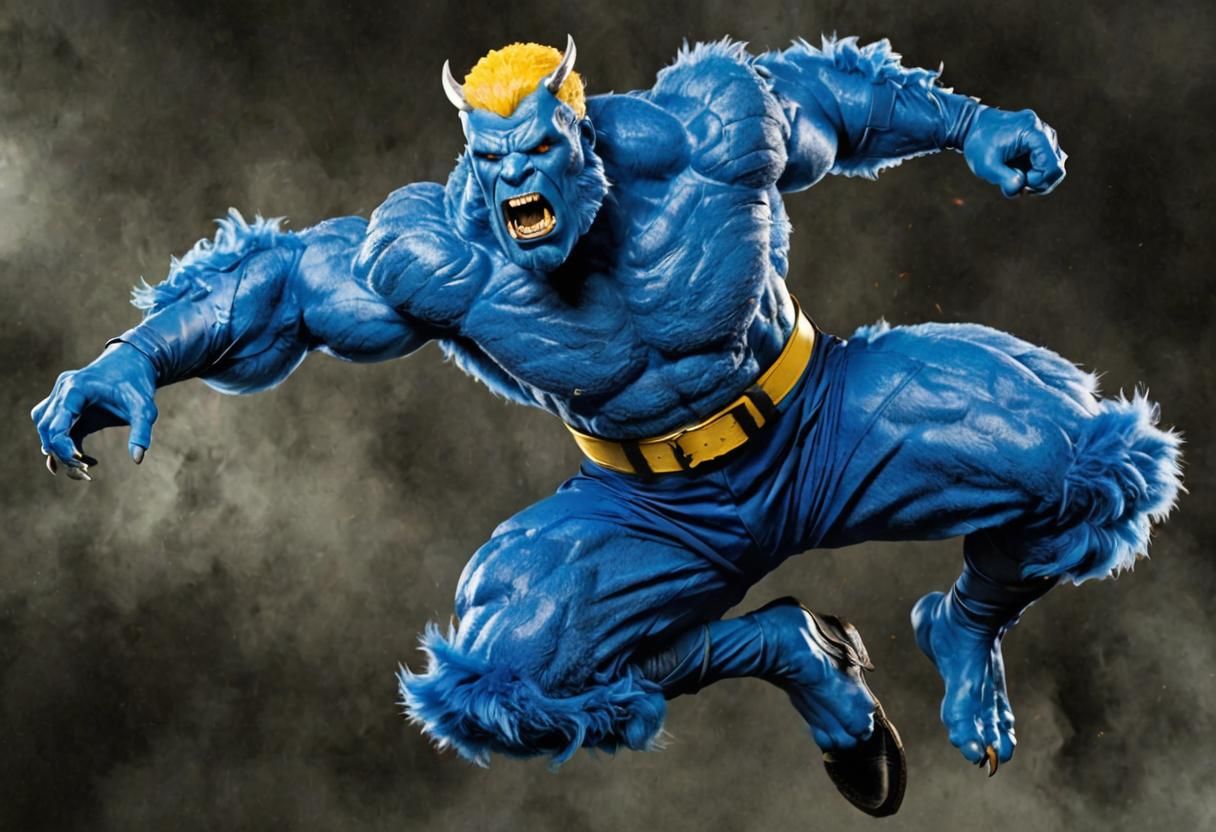 The Beast from X-Men Action Photo