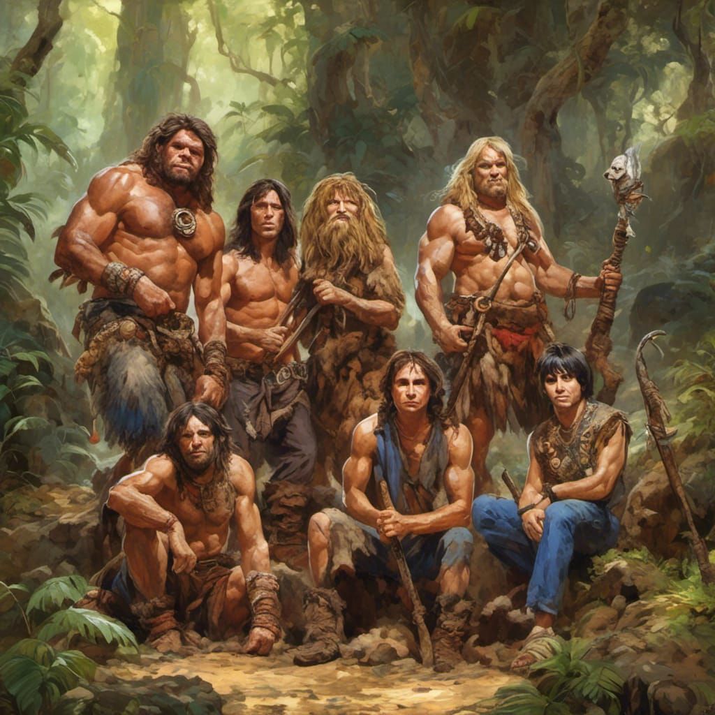 Big Bang Theory Reimagined as Cavemen