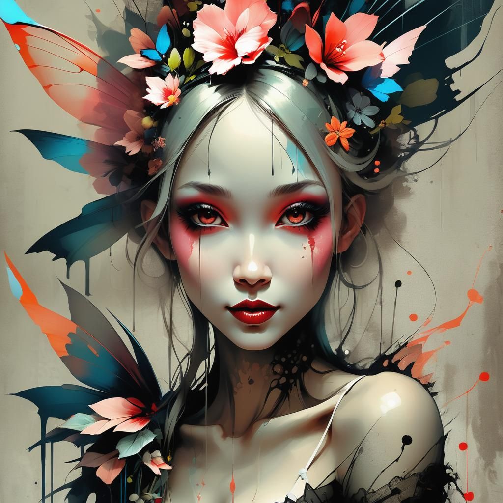 Butterfly girl