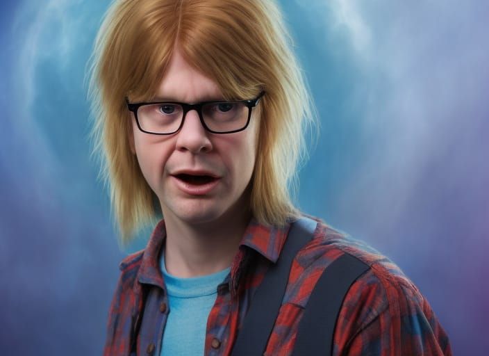 Socially awkward Garth Algar