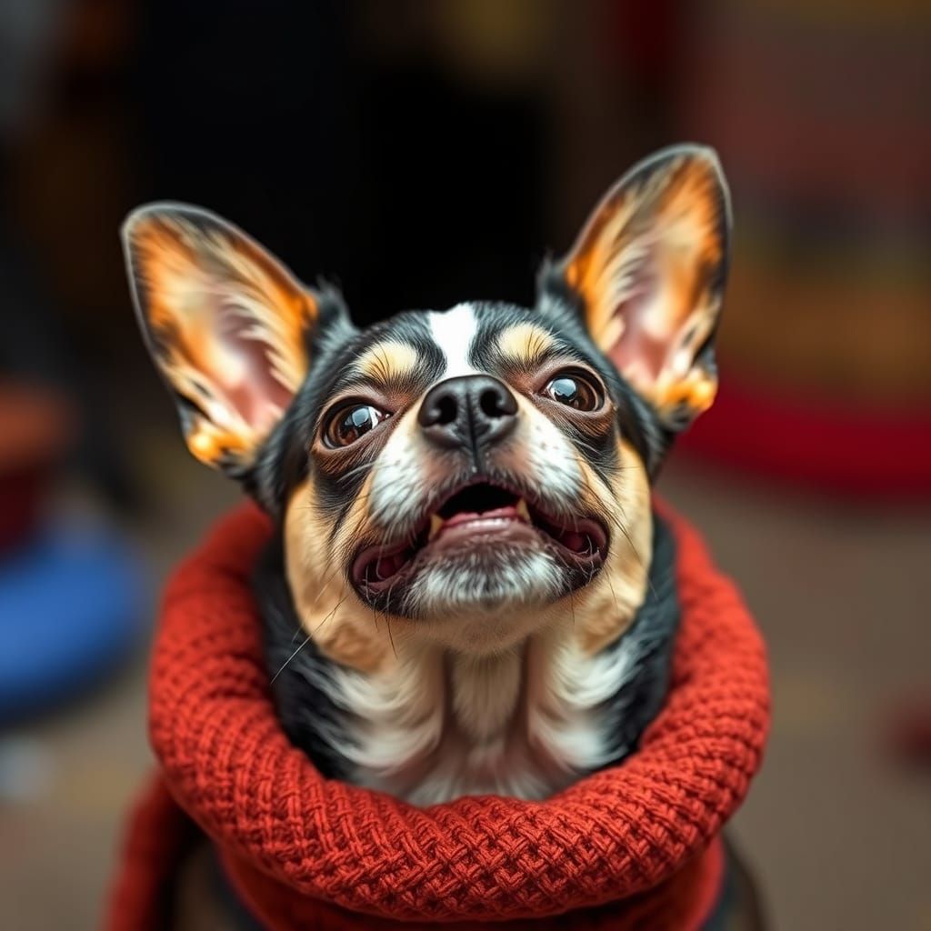 Whimsical Portrait of a Boy