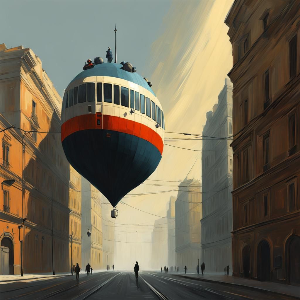 Awkward Allure: Artful Architecture in Digital Painting