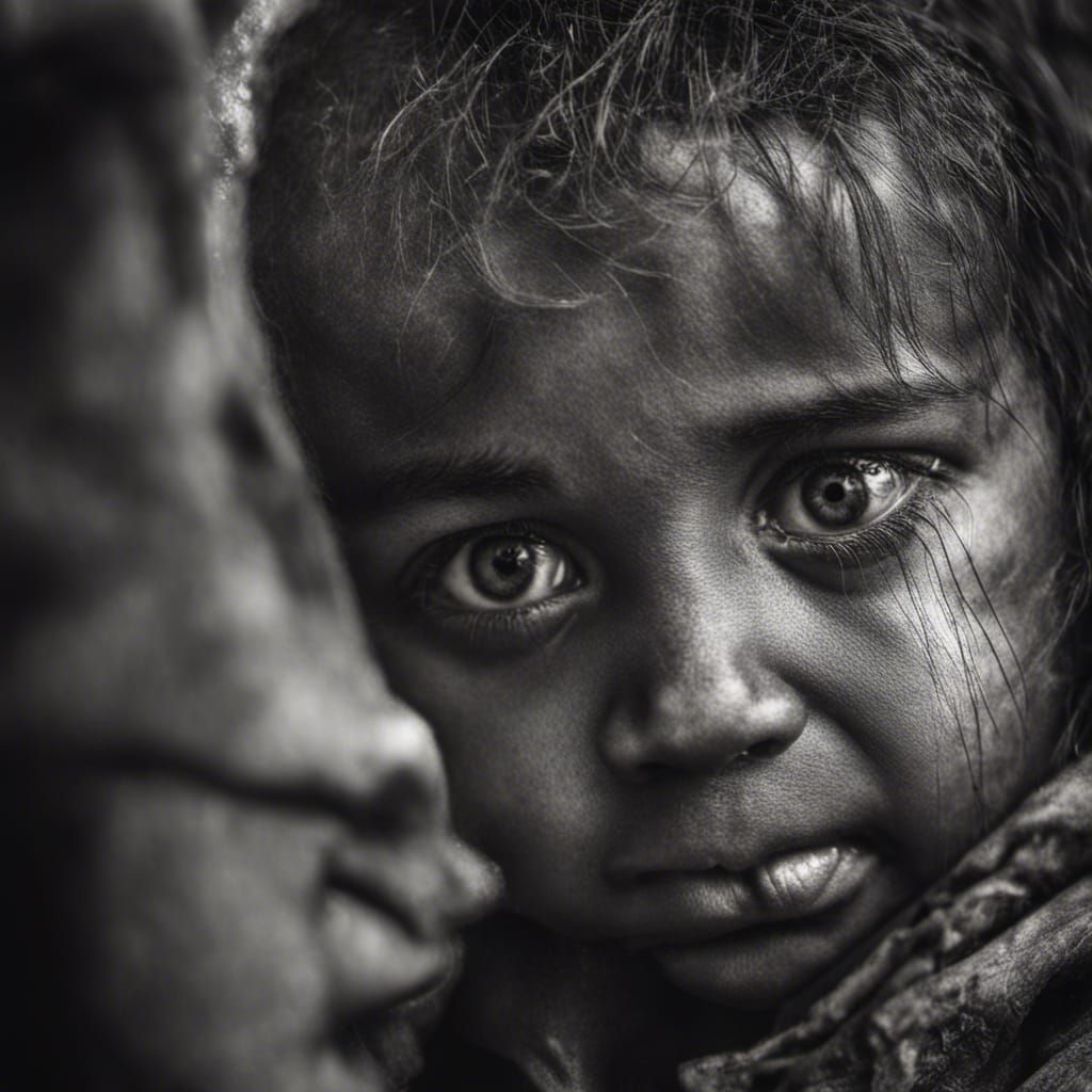 Comforting Scene in Hyperrealistic Cinematic Style