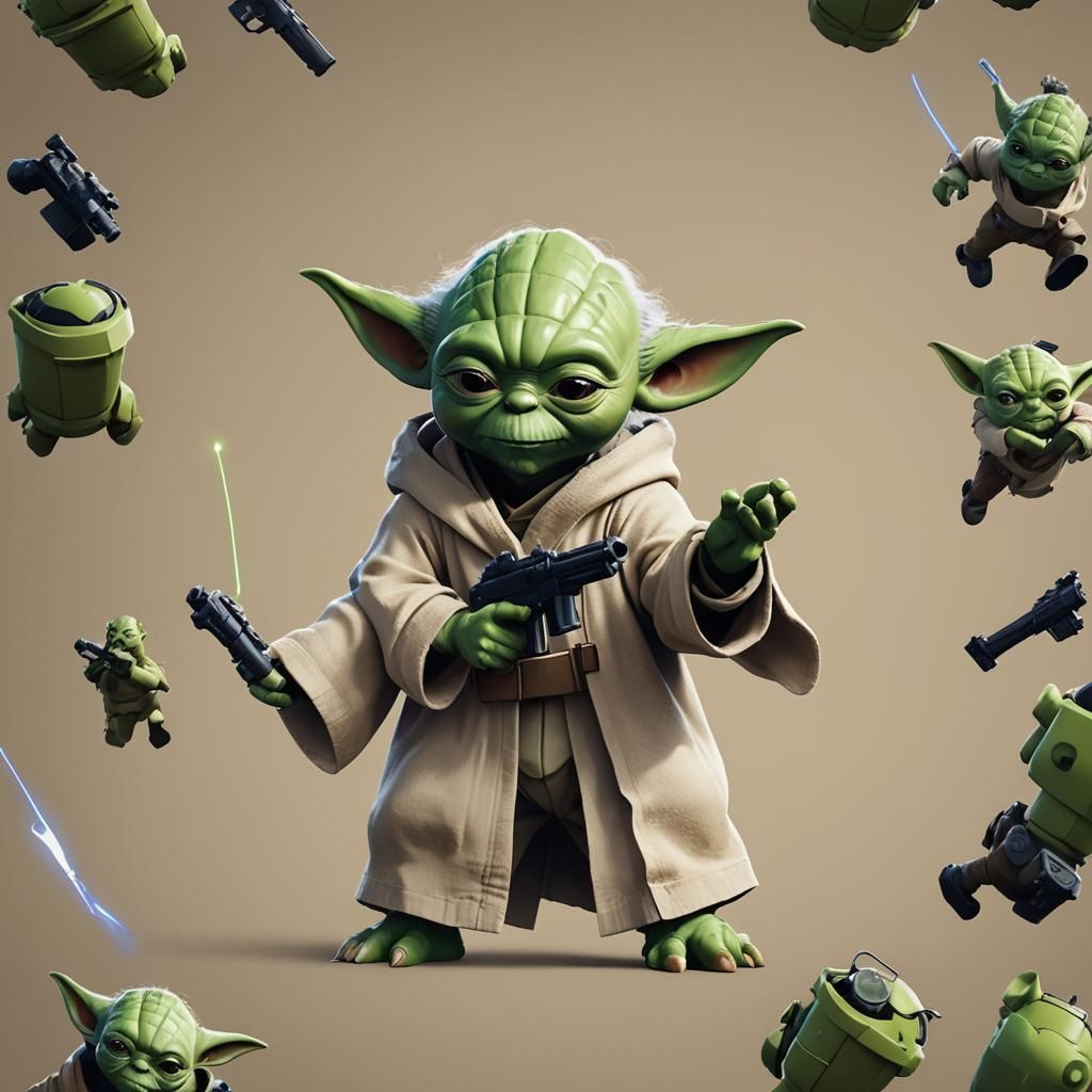 Yoda Plays Fortnite: A Surprising Scene