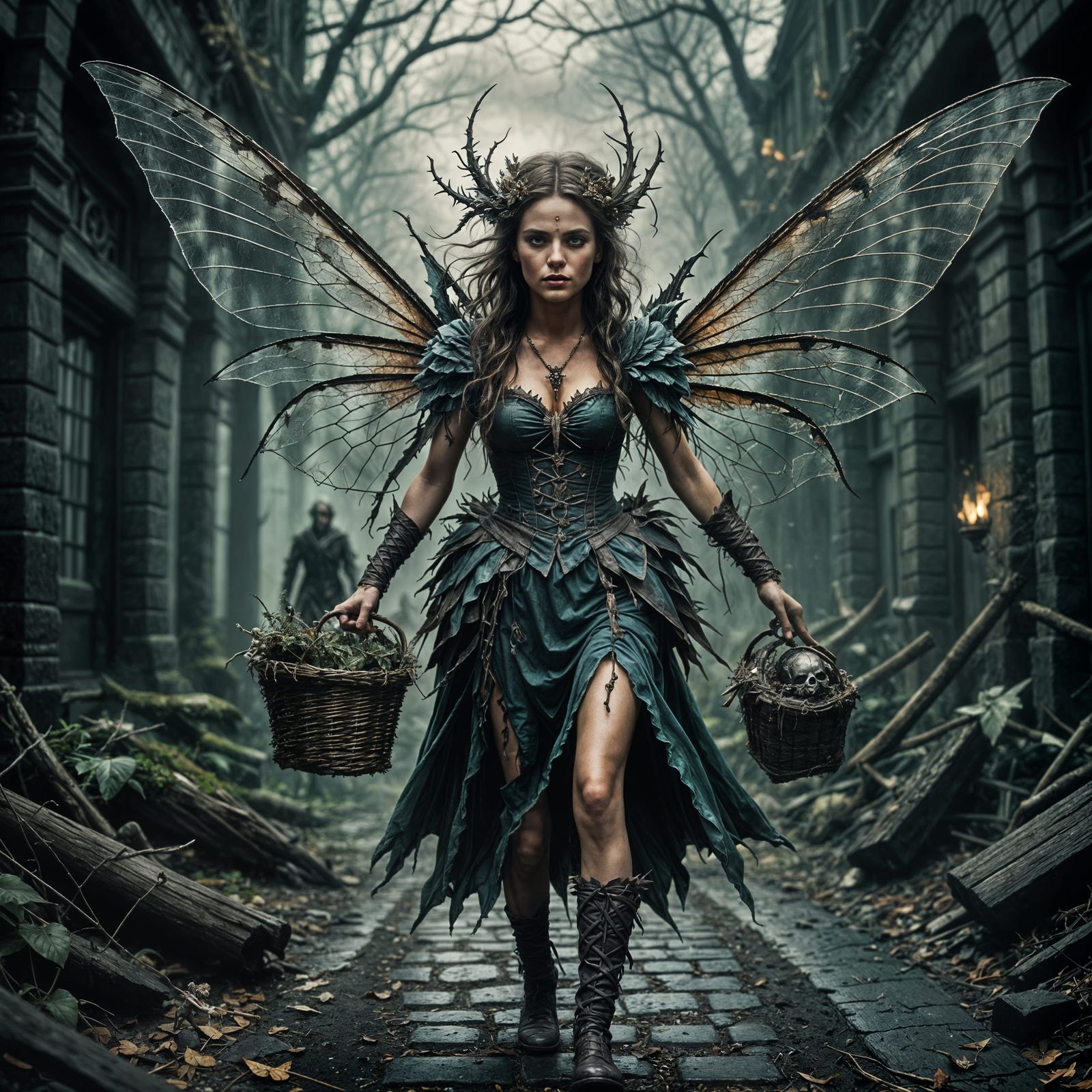 Evil Fairy Leads Traveler to Madness in Hyperrealism