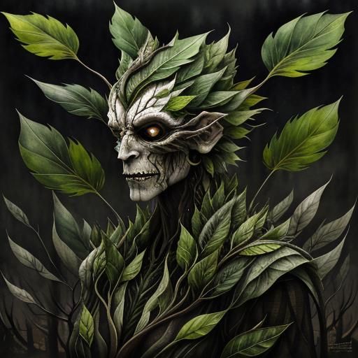 Surreal Root Creature in Dystopian Cityscape: Double Exposur...