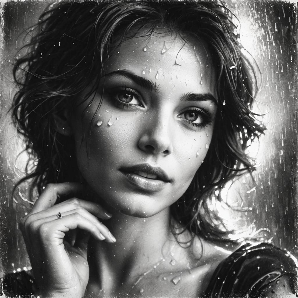 Person Dancing Joyfully in the Rain