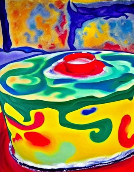 Henri Matisse style🎂cake