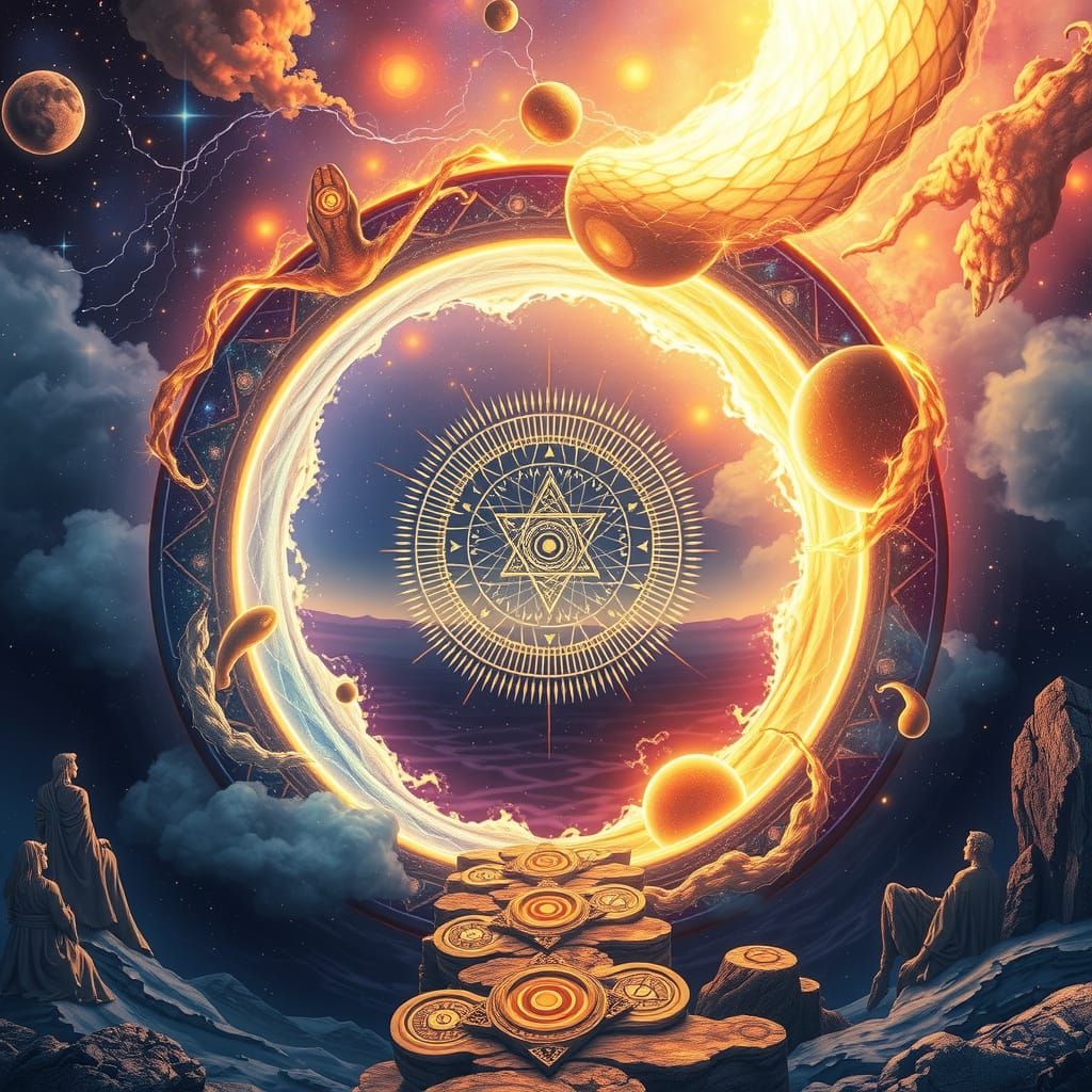 Mystic Portal to Dreams, Luminous Surrealism