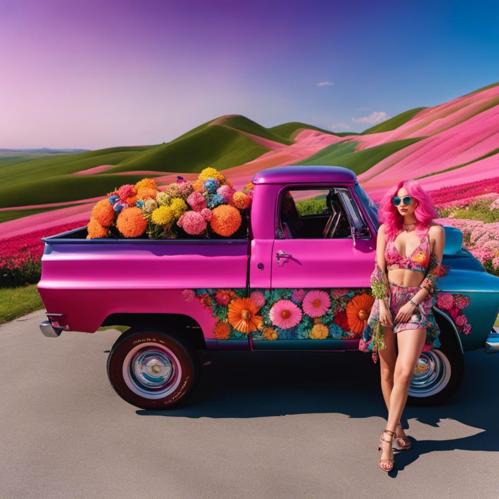 Flower Power 🌼🌎☁️🌸☀️🌿🌈