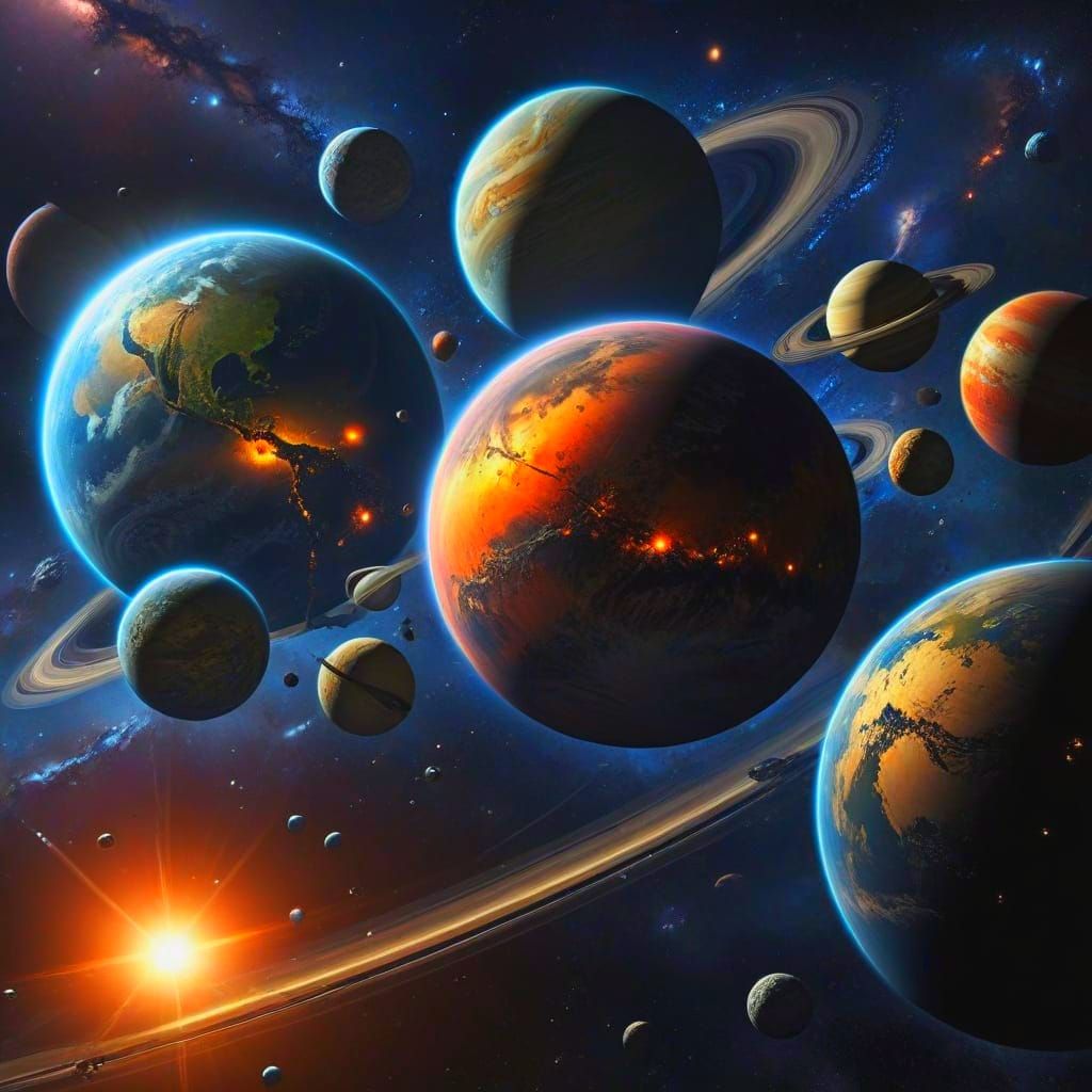 Cosmic Worlds in Space