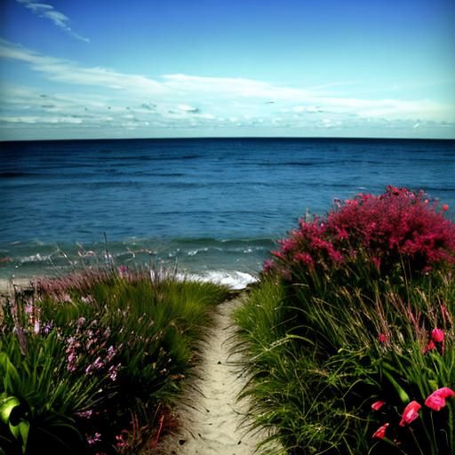 Abstract Concept of Clarity Realized by AI