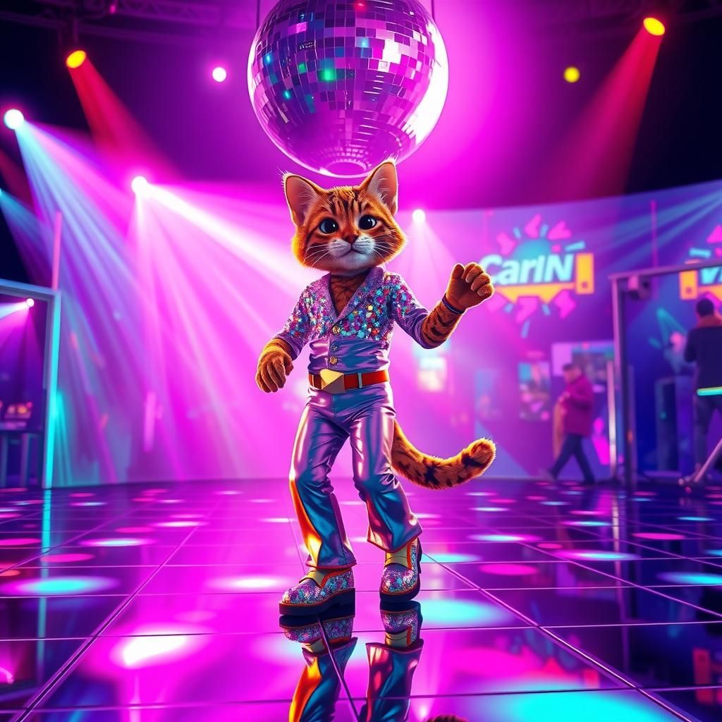 Disco kitty