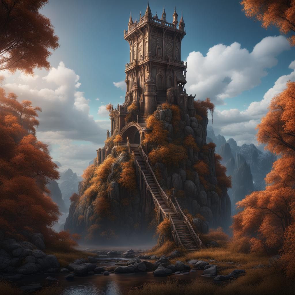 Ethereal Fantasy Tower Ascends to Realms of Wonder