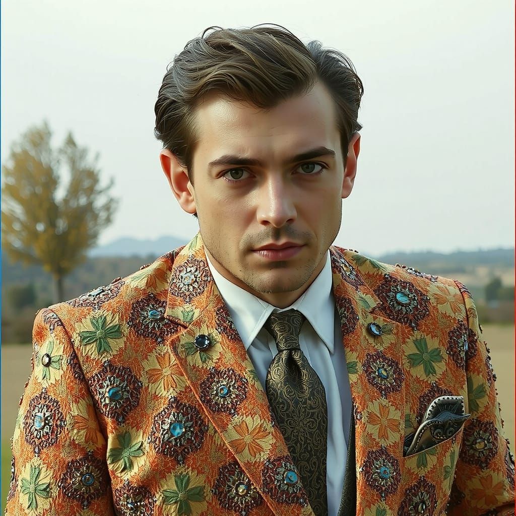 Luxurious Metallic Mosaic Masterpiece