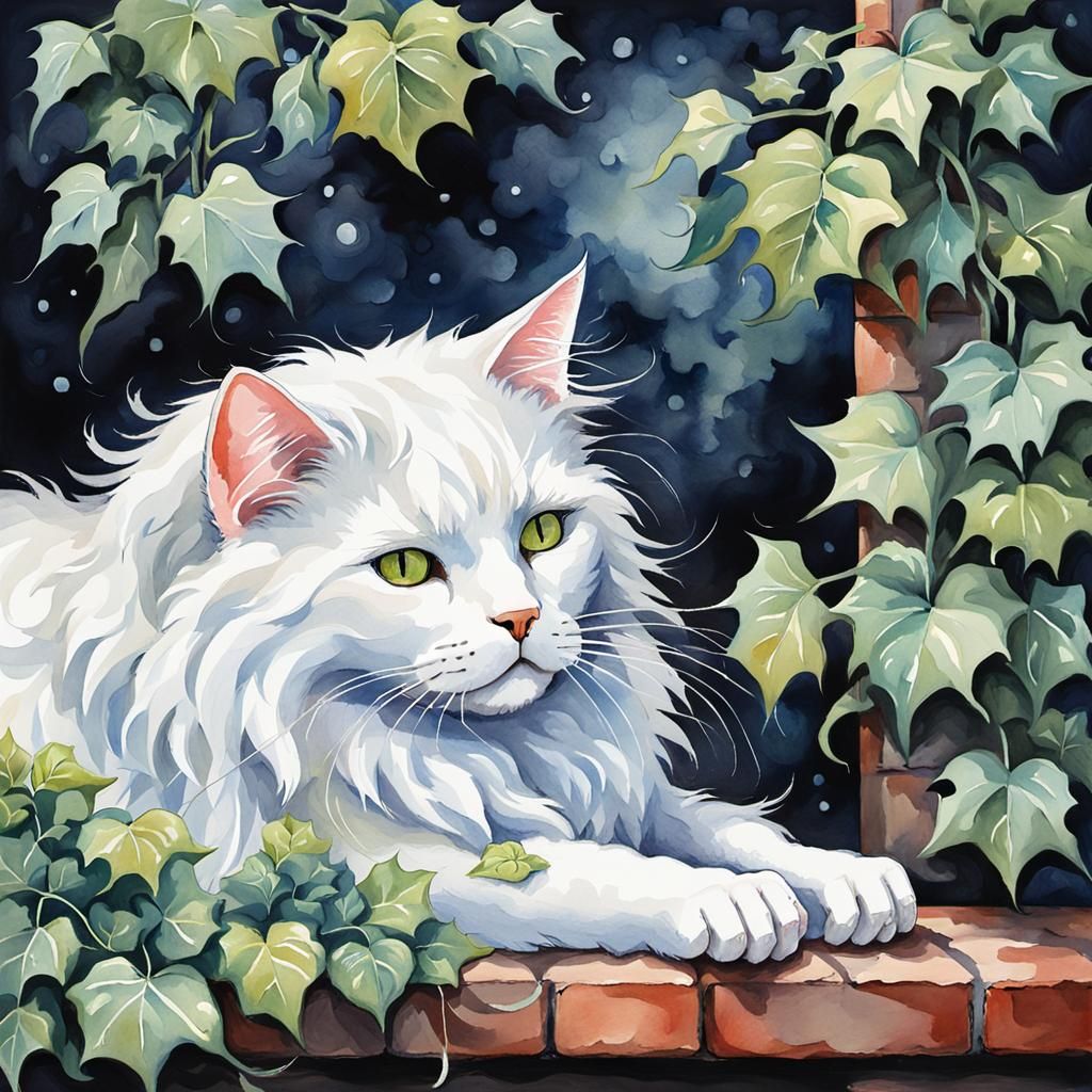 Gothic Victorian Shop Watercolor Painting