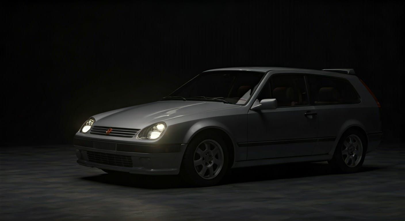 Varied Scene with Abstract Elements