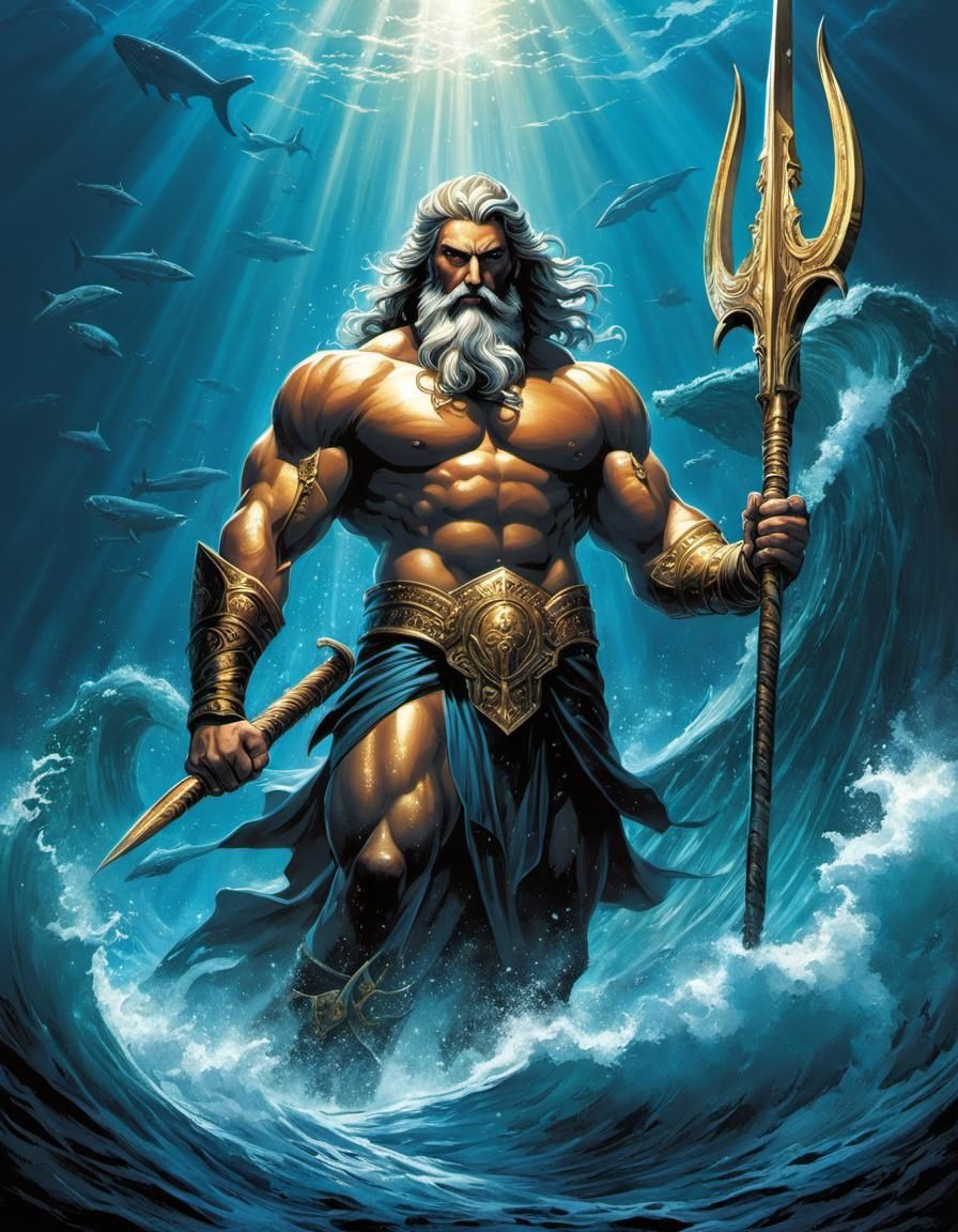 Poseidon, God of the Ocean v2
