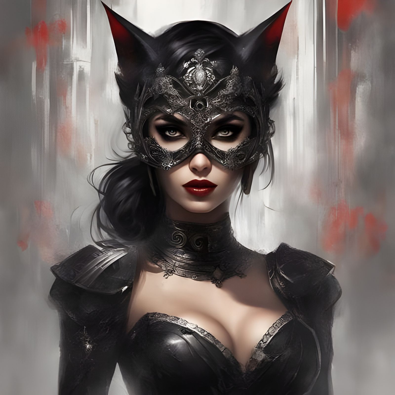 Futuristic Middle Eastern Beauty in Royo Style