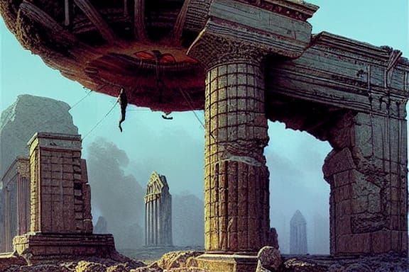 UFOs Discovering Ancient Ruins of Los Angeles