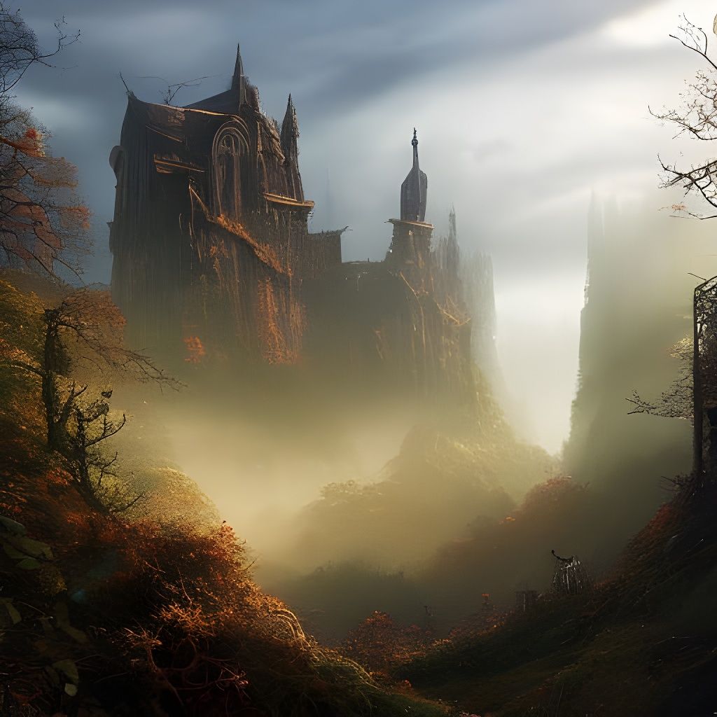 Surreal Aetherpunk Scene in Pop Surrealism Style