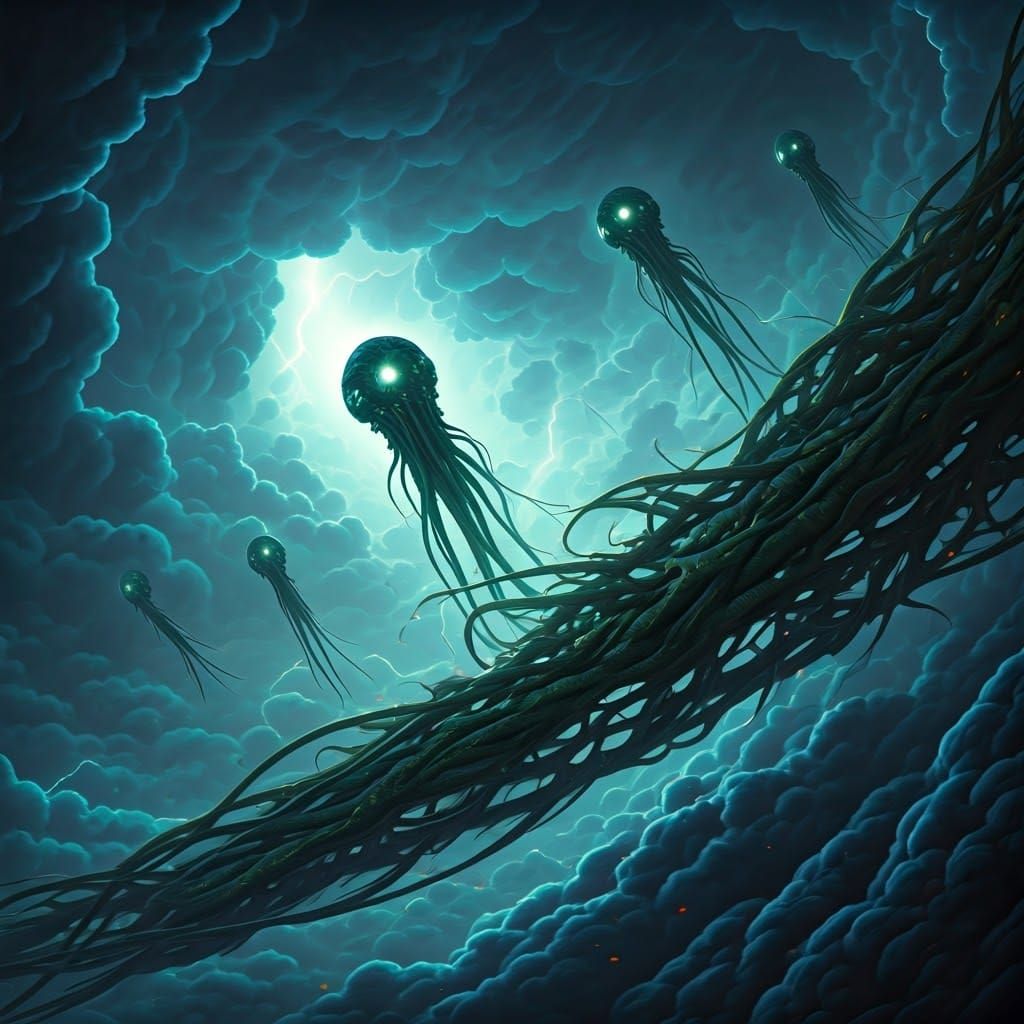 Dreamlike Alien Landscapes in Vibrant Colors