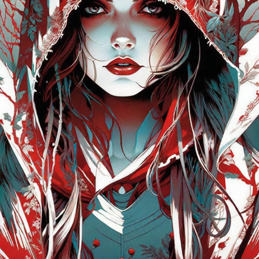 Red Riding Hood in Manga Comic Art